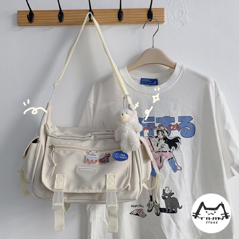 Túi Đeo Chéo Đi Học Chống Thấm Nước Mã 2421