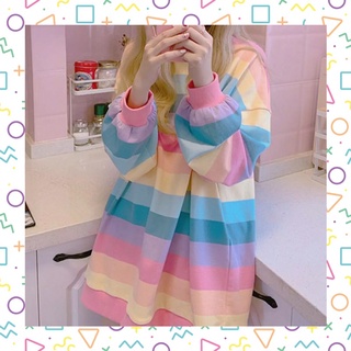 🌈 ÁO SWEATER CẦU VỒNG PASTEL💛