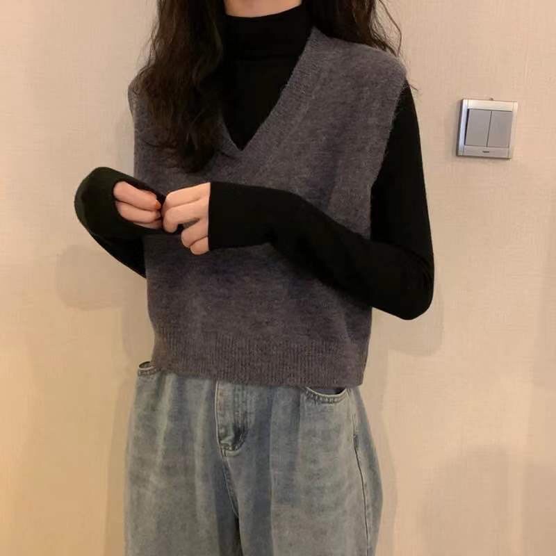 [ ORDER ] Áo ghile len phong cách uzluzzang | BigBuy360 - bigbuy360.vn