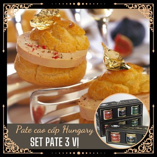 Pate gan ngỗng cao cấp Hungary set 3 vị đặc biệt Foie Gras Puré 65g