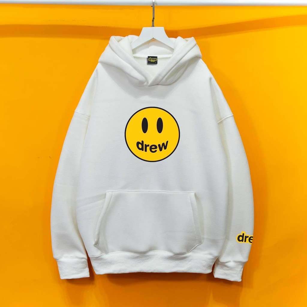 Áo Hoodie Drew Các Màu Chất Vải Nỉ Cotton Dày Dặn 900g , form dáng Unisex