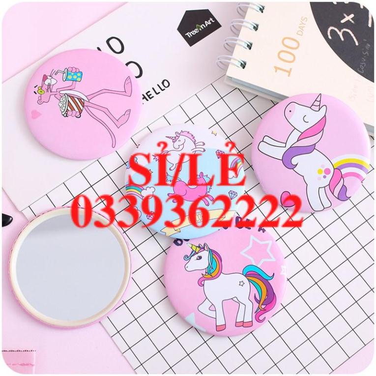 [ COCOLOVE ] Gương tròn mini bỏ túi - Gương trang điểm Hàn Quốc nhỏ xinh đáng yêu (GM01)  HAIANHSHOP