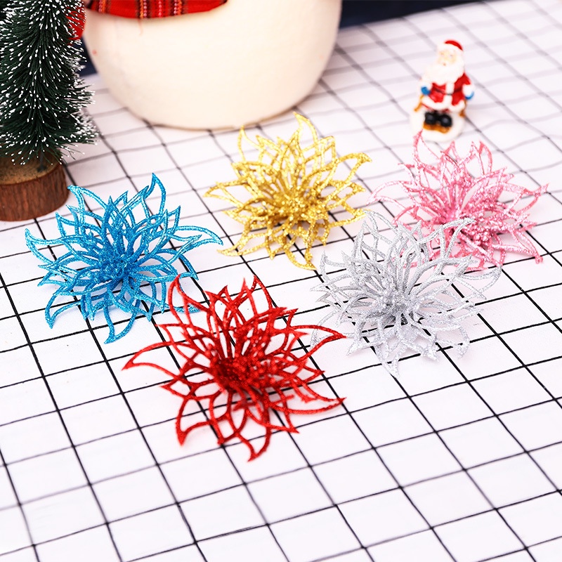 Hoa Giả Trang Trí Cây Thông Giáng Sinh