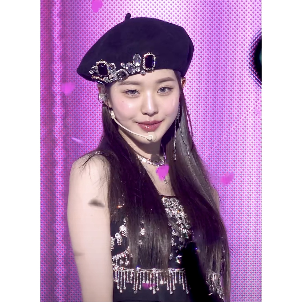 Mũ Beret Đính Đá Quý Phong Cách Công Chúa Vintage Thủ Công Zhang Yuanying