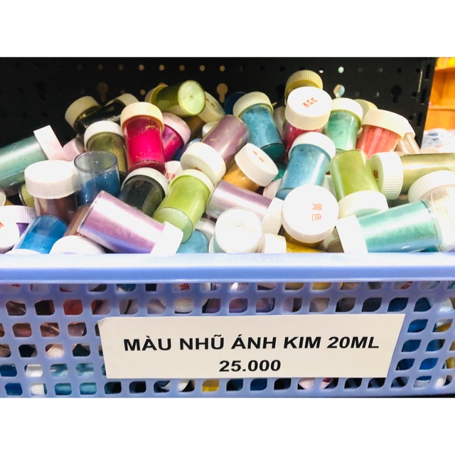 Màu nhũ ánh kim mini trang trí sản phẩm epoxy Resin