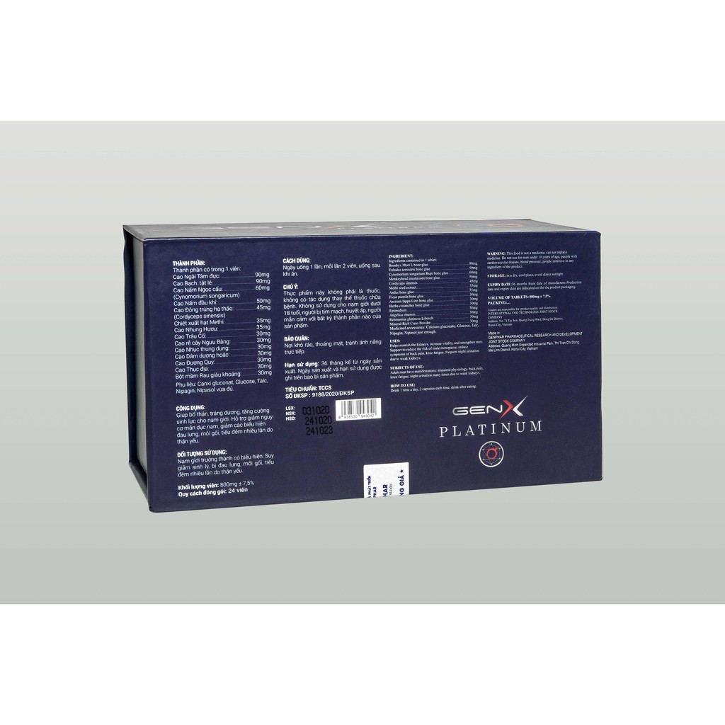 Gen x Platinum chính hãng, tăng cường sinh lý nam kéo dài thời gian quan hệ | BigBuy360 - bigbuy360.vn