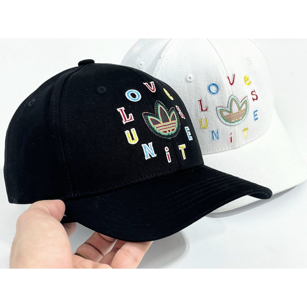Mũ lưỡi trai, mũ cap adidas love unites - Freesize - Logo thêu cao cấp siêu chuẩn