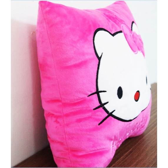 GỐI ÔM, GỐI NGỦ, GỐI TỰA LƯNG MÈO HELLO KITTY (35X35 CM)