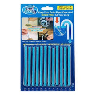 Que thông tắc nghẽn bồn rửa Sani Sticks (12 que/ Hộp)
