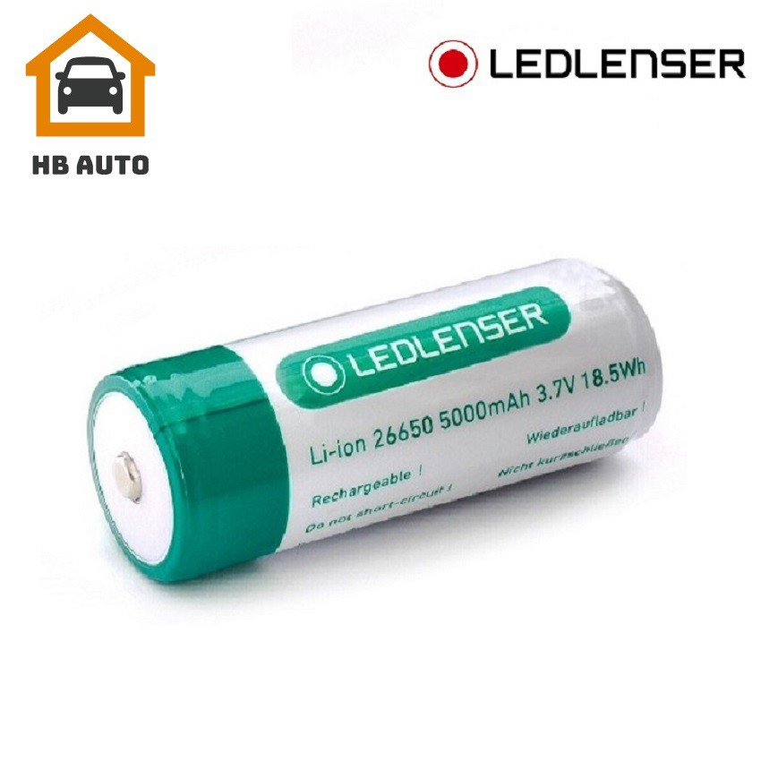 Phụ Kiện Pin Sạc Lithium - ion LEDLENSER 26650 3.7V 5000mAh Cho MT14 Hàng Chính Hãng