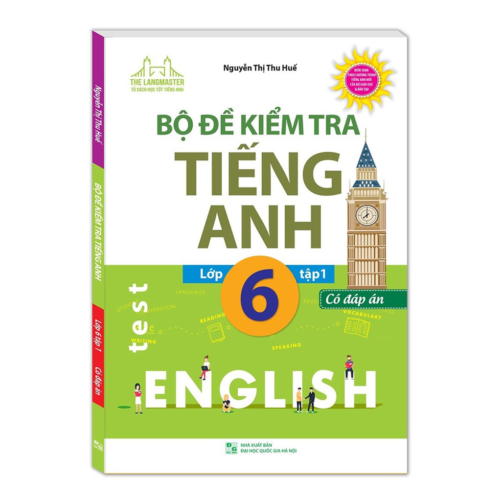 Sách - Bộ Đề Kiểm Tra Tiếng Anh Lớp 6 Tập 1