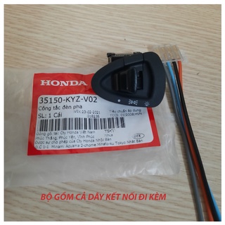 Công tắc tắt đèn pha xe máy Honda đời mới - kèm dây nối