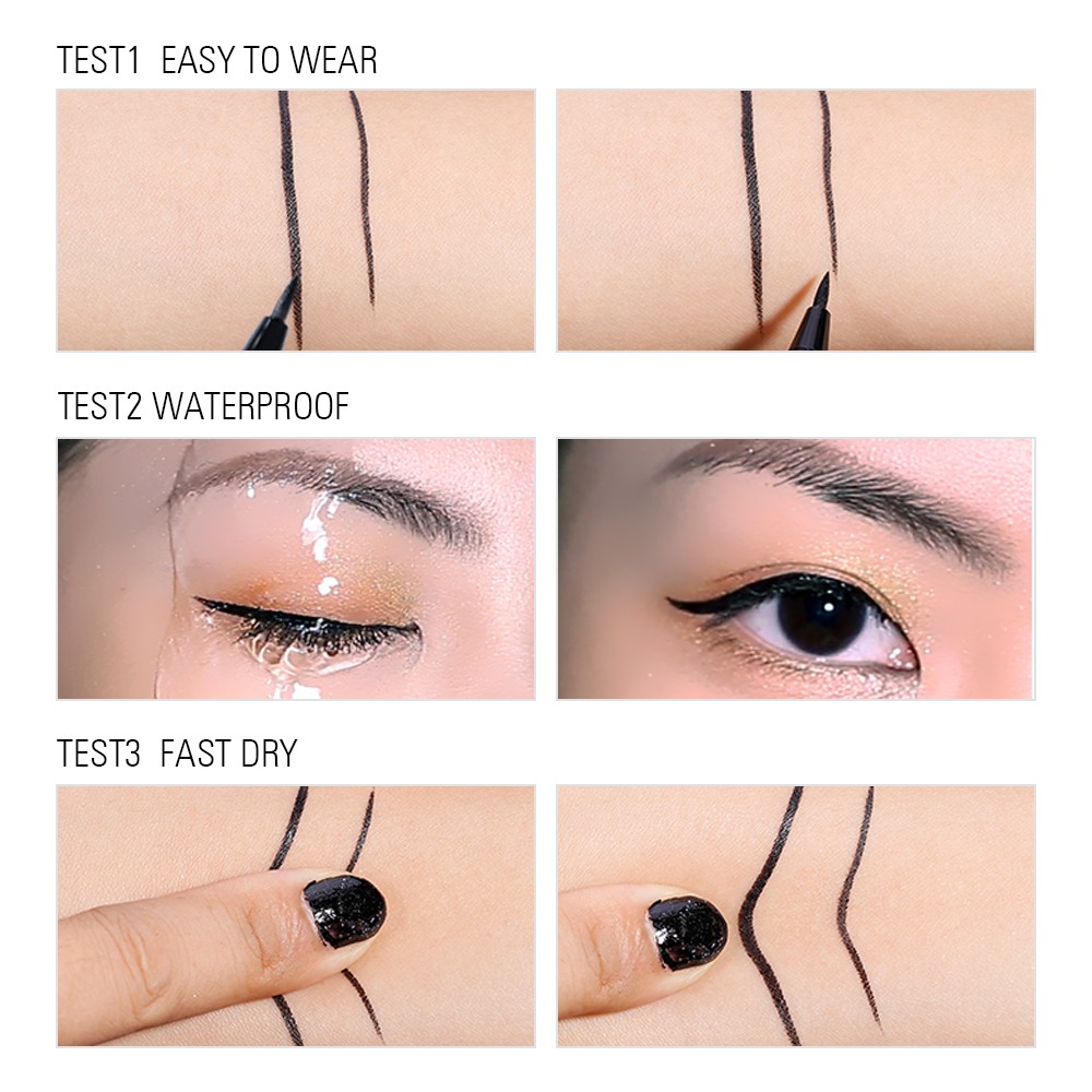 Bộ sản phẩm gồm 3 món trang điểm mắt của SACE LADY gồm mascara &amp; bút kẻ mắt &amp; kẹp bấm mi 80g