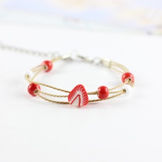 🍀Vòng tay gốm trái cây
