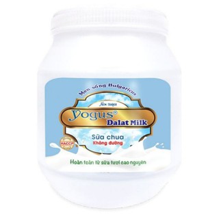Sữa chua ăn không đường Đà Lạt 1kg (hũ)