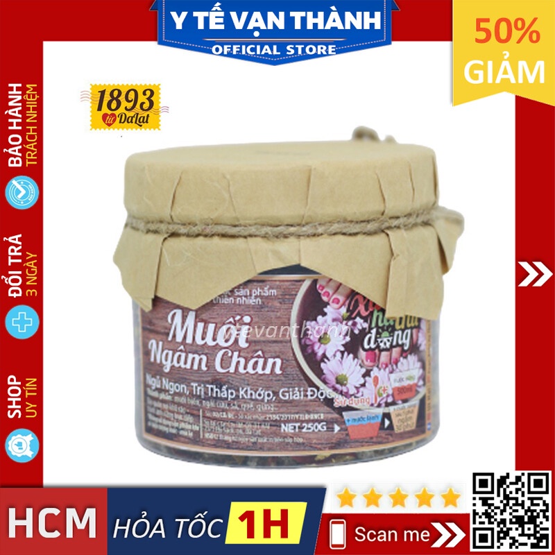 ✅ Muối Ngâm Chân Thảo Dược- Đà Lạt 1893, (Dùng được 40-50 lần) -VT0644