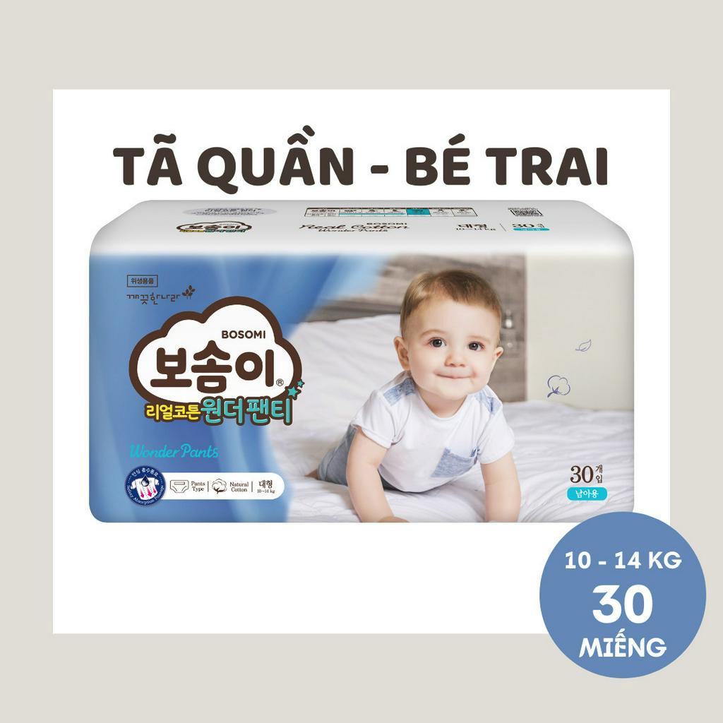 Tã Quần Bosomi Wonder L30/XL26/XXL20.