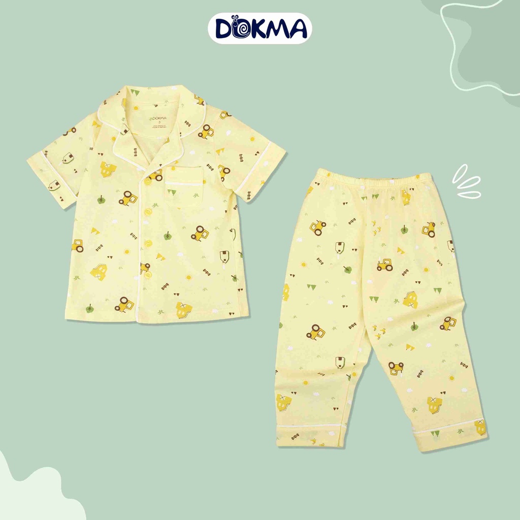 DB865 Bộ quần áo pijama cộc tay Dokma (2-6T)