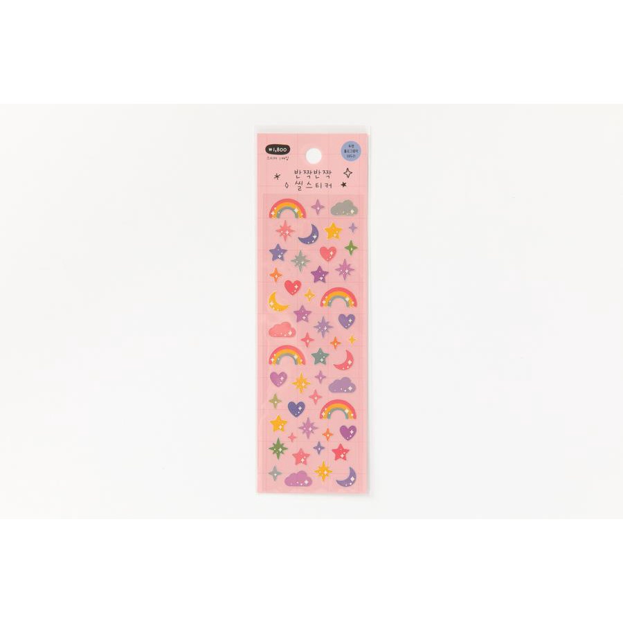 Sticker ARTBOX Hàn Quốc Hình Cầu Vồng Lấp Lánh