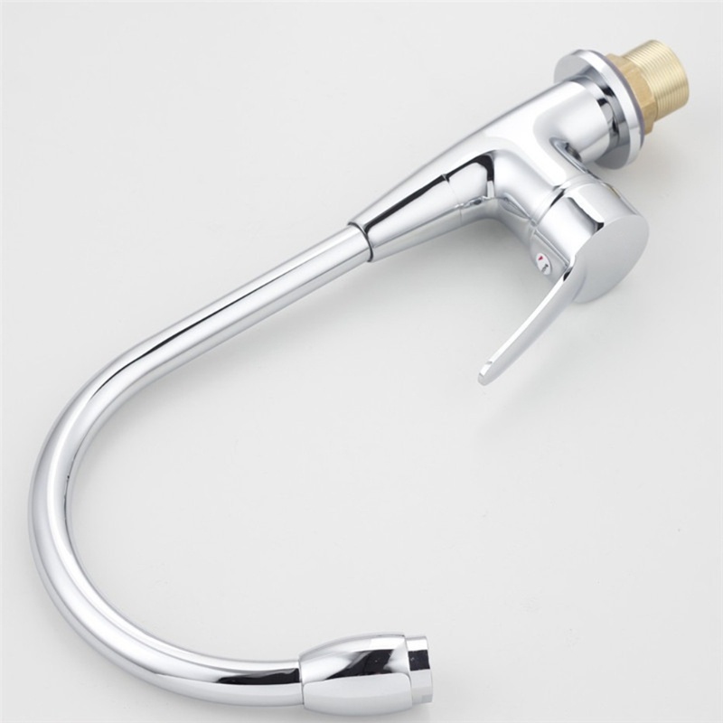 Vòi Nước Xoay 360 Độ Bằng Hợp Kim Mạ Crom Cho Bồn Rửa Chén