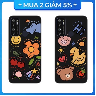 Ốp lưng Vsmart Joy 3/Joy 4/Active 3/Bee 3/Live/...dẻo đen hình Tranh Kute