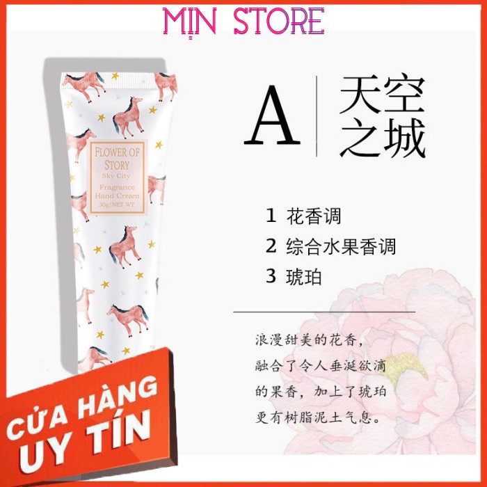 Kem dưỡng da tay  Maycreate Flower of Story Perfumed Hand Essence