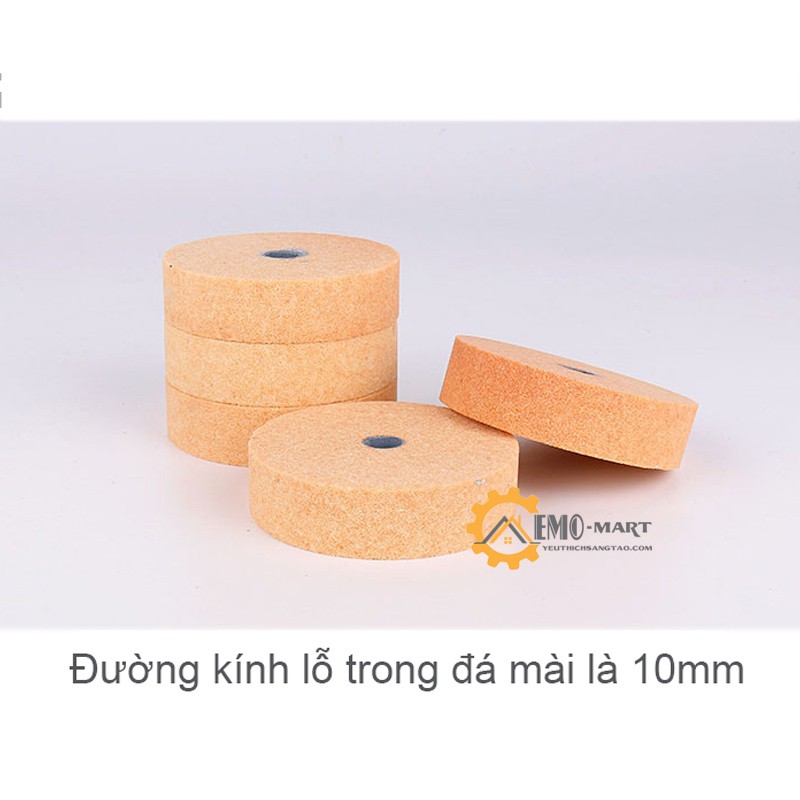 ⚡️𝐇𝐚̀𝐧𝐠 𝐂𝐡𝐢́𝐧𝐡 𝐇𝐚̃𝐧𝐠⚡️ Đá máy mài MiniQ ⚡️Corundum trắng WA + oxit sắt - Đường kính ngoài 75mm - Độ dày 20mm