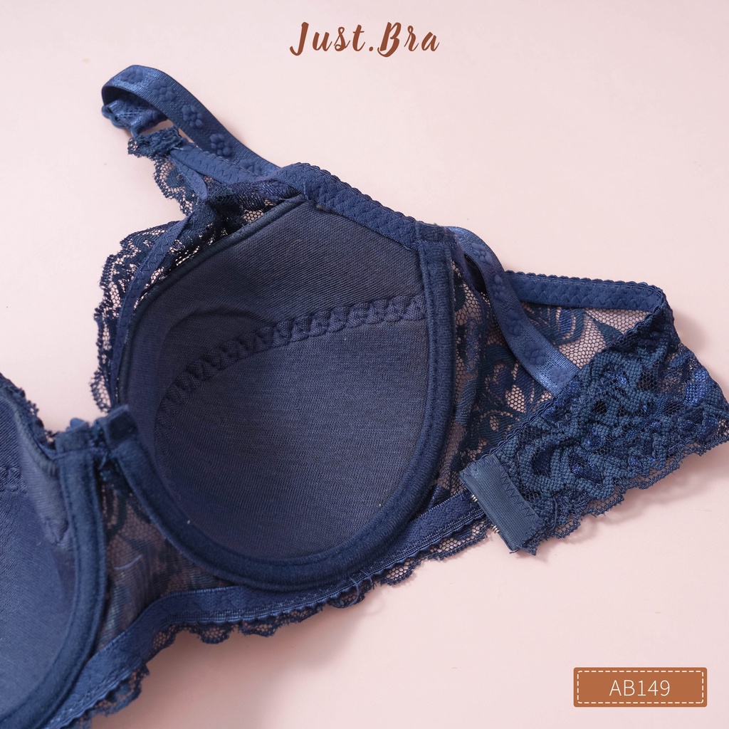 Áo ngực ren Just Bra có gọng, mút mỏng AB149