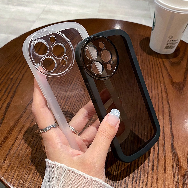 Ốp Điện Thoại Mềm Trong Suốt Màu Macaron Cho OPPO A96 A95 A92 A5S F9 A7 A3S A5 A55 F9 A15 A16 A16S 16K F11 A53 A9 A5 2020