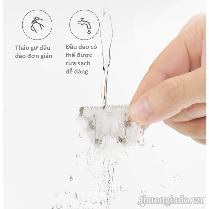Tông đơ cắt tỉa lông thú cưng chó mèo Xiaomi Pawbby (MG-HC001), pin sạc 2000mAh