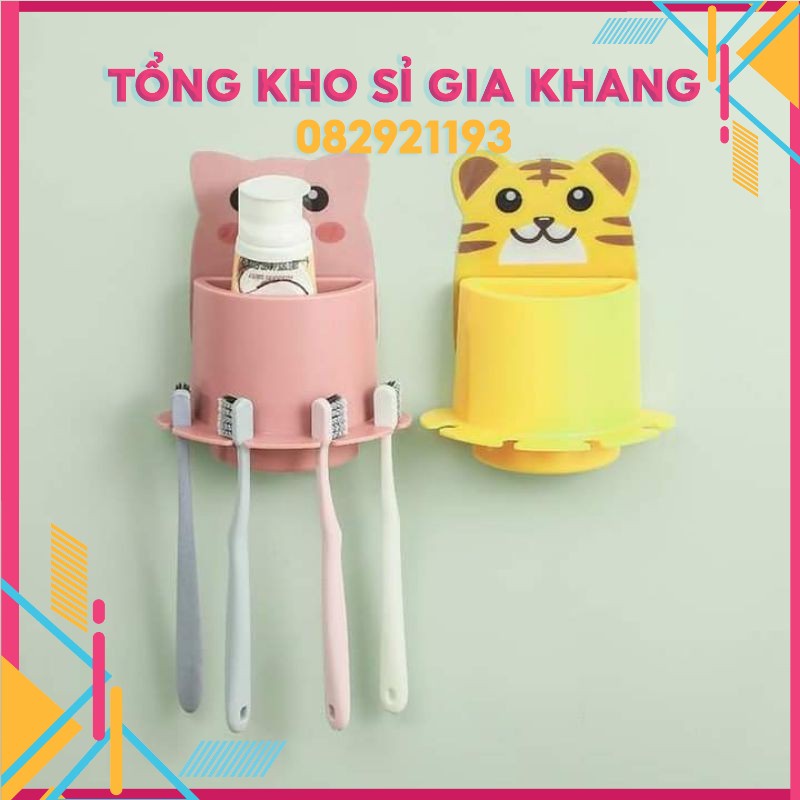 SP53 Kệ Thú đựng bàn chải đánh răng siêu cute