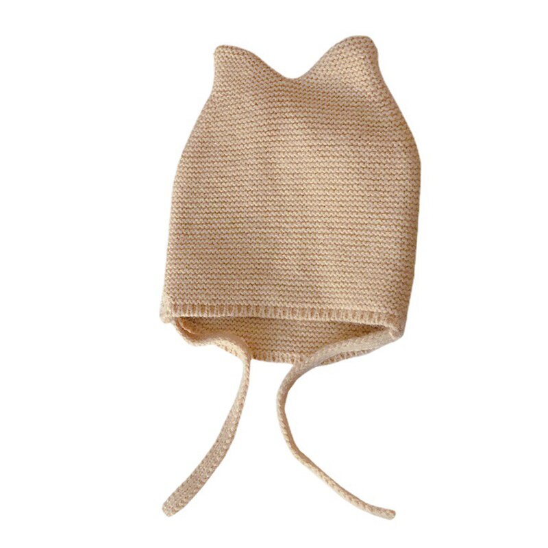 Mũ Beanie Có Tai Dễ Thương Cho Bé Trai Và Bé Gái