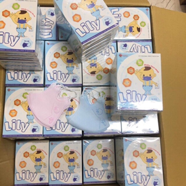 Khẩu trang lily cho bé 10 cái/ hộp | BigBuy360 - bigbuy360.vn