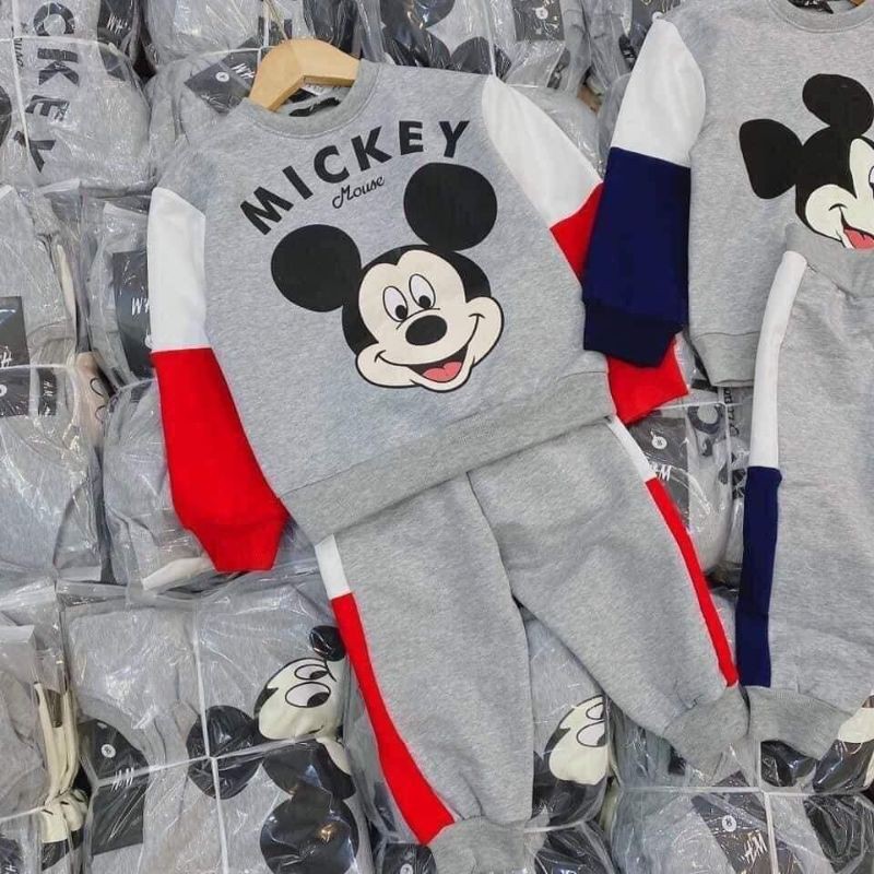 bộ micky tay đỏ