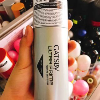 Xịt Toàn Thân Hương Nước Hoa GATSBY màu bạc Ultra Prime 150ml INDONESIA