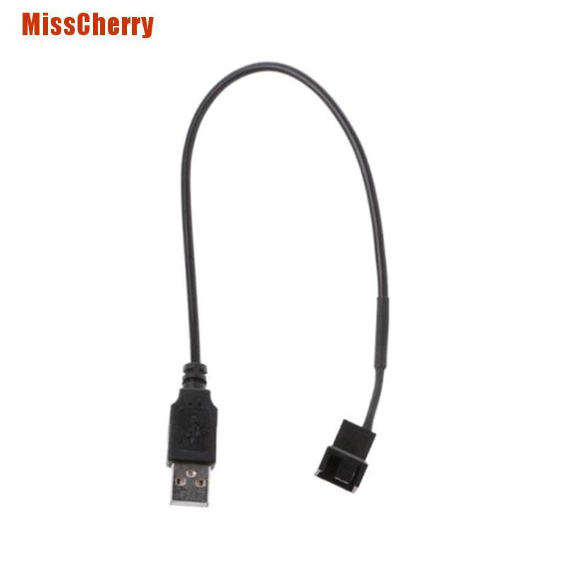 Cáp Chuyển Đổi Usb 2.0a Sang 4 Pin Cho Quạt Tản Nhiệt Máy Tính 5v