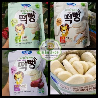 Bánh gạo hữu cơ cho bé ăn dặm ILDONG Hàn Quốc 6m+