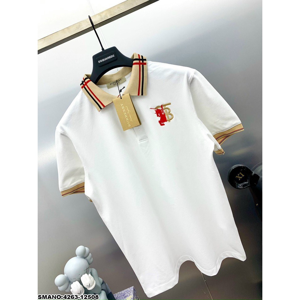 Áo thun nam cao cấp thun nam polo 3 màu BBR phối vải cotton đẹp như hình