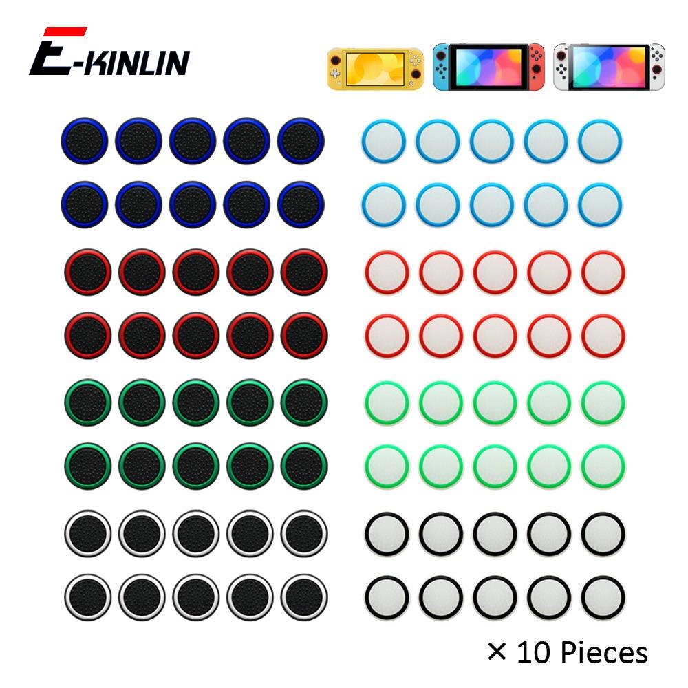 Bộ 10 Nút Bọc Cần Điều Khiển Cho Nintendo Switch OLED Lite Joy-Con