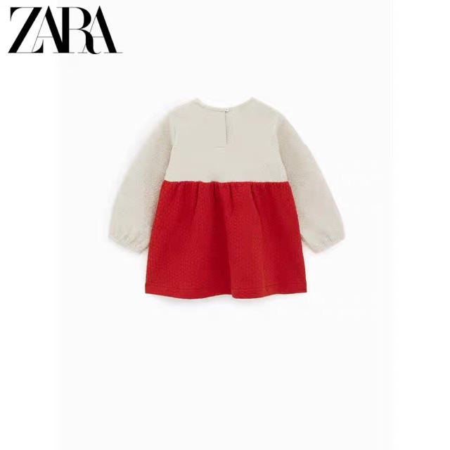 Váy Zara đỏ ghi 2-6Y (có ảnh thật)