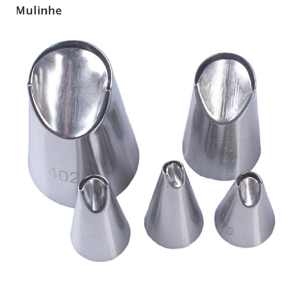 Set 5 Đuôi Bắt Bông Kem Bằng Thép Không Gỉ