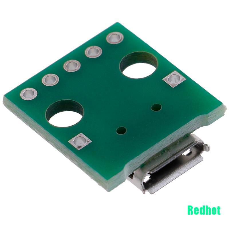 Set 10 Bảng Mạch Chuyển Đổi micro USB Sang DIP 5-Pin Chất Lượng Cao