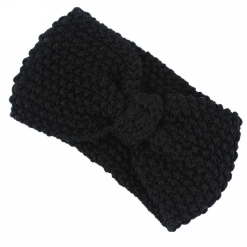 Băng Đô Dệt Kim Màu Trơn Giữ Ấm Tai Cho Nữ