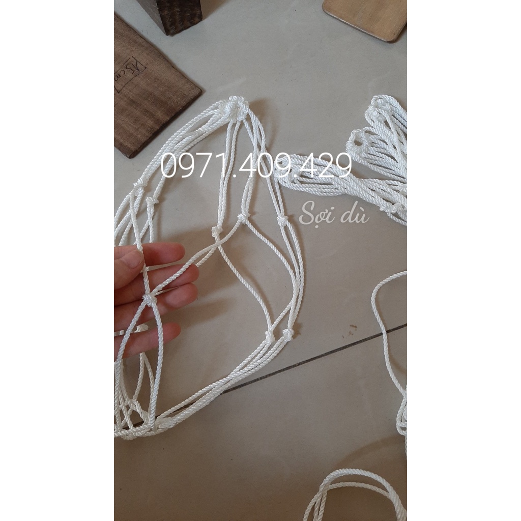Túi lưới đựng dưa, đựng quả, túi lưới đỡ dưa lưới