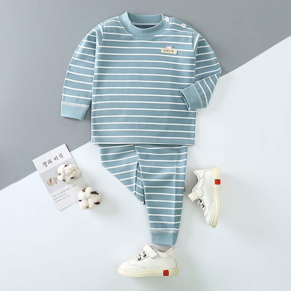 Bộ nỉ ấm co dãn cho bé nhiều màu