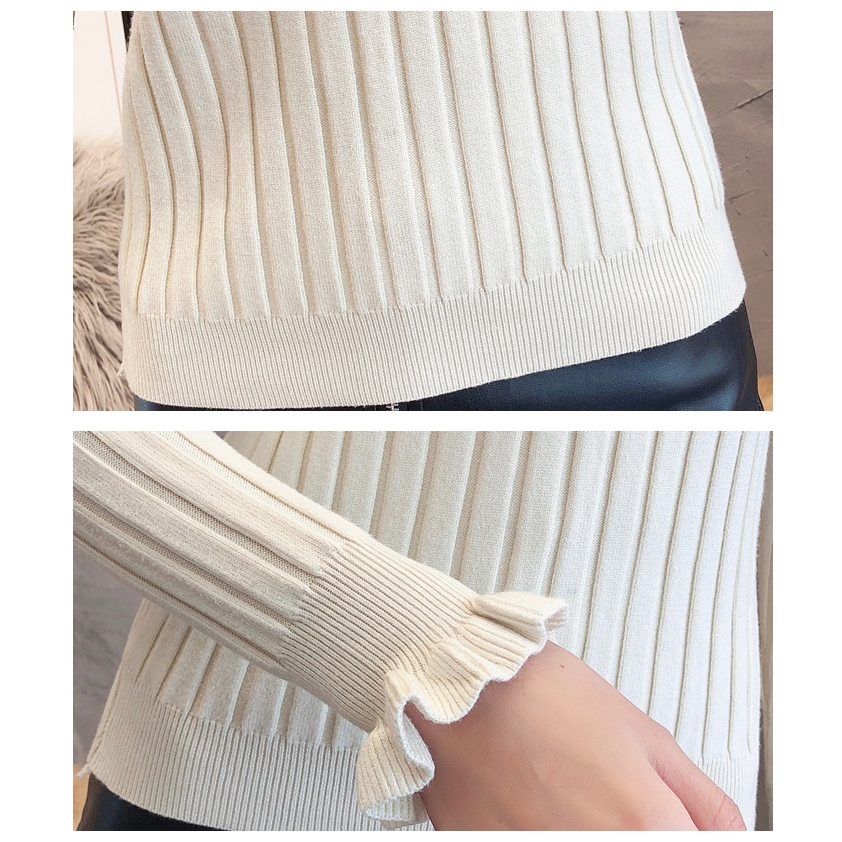 Áo Dệt Kim Chui Đầu Dáng Ôm Thiết Kế Ấm Áp Cho Nữ | BigBuy360 - bigbuy360.vn