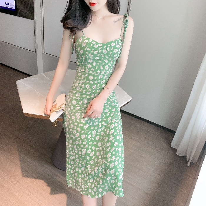 Đầm Hai Dây In Hoa Xinh Xắn Dành Cho Nữ 2020 | BigBuy360 - bigbuy360.vn