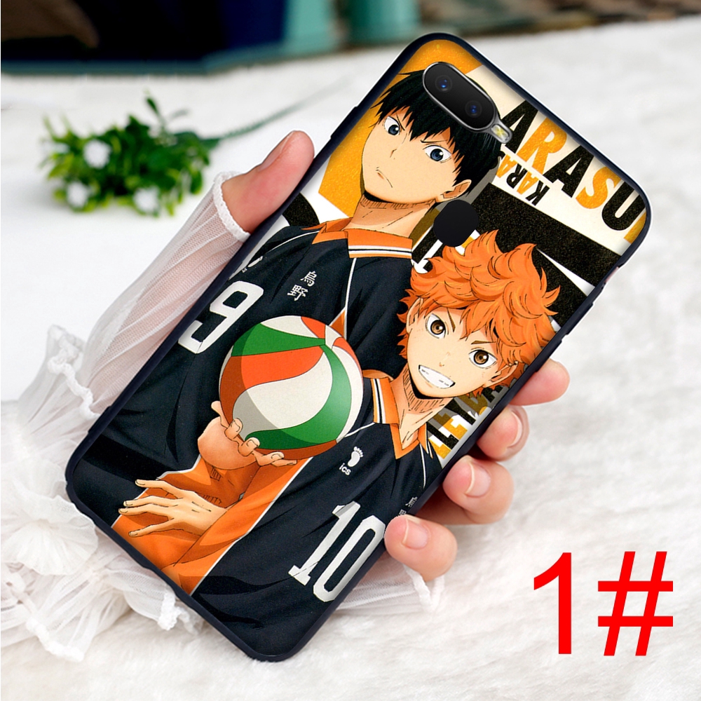 Ốp điện thoại mềm in hình anime Haikyuu cho OPPO A7X AX5s AX7 A77 F1s F11 Pro F3 F5 F7 F1 Plus