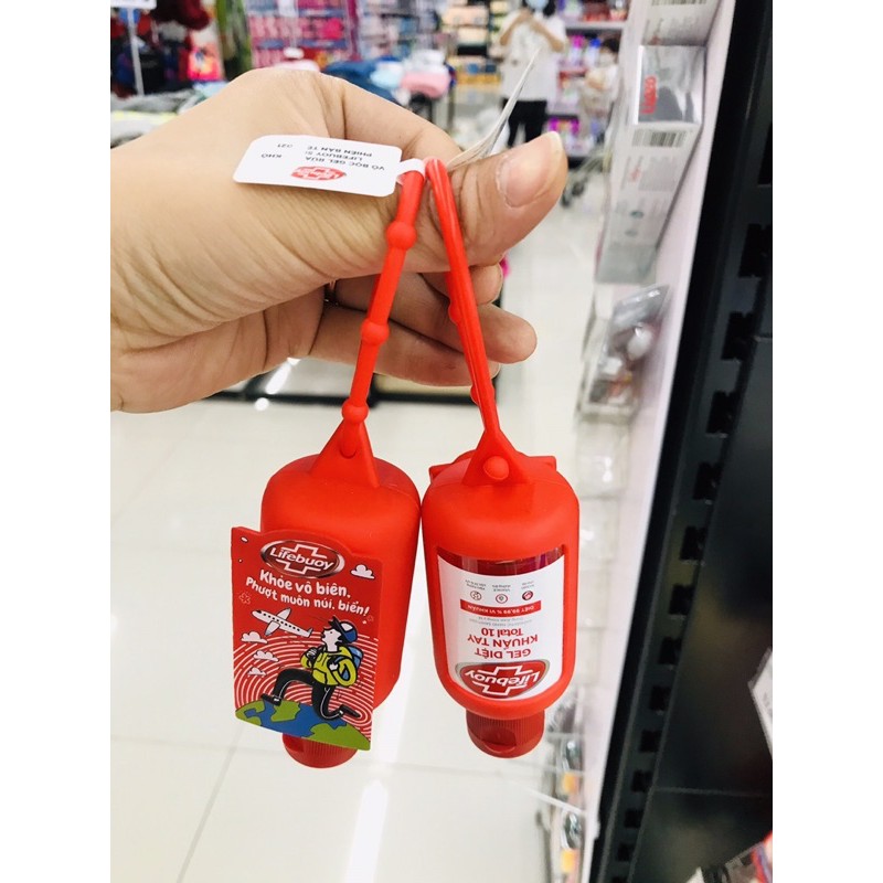 Gel rửa tay khô Lifebuoy 50ml tay treo tiện lợi