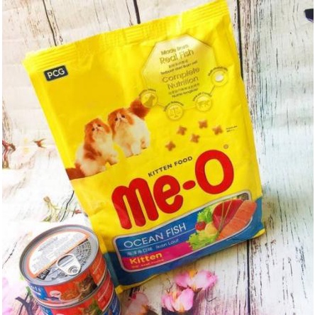 Thức ăn cho mèo con Me-O kitten vị cá biển gói - 400g ,Mèo con từ 2 đến 12 tháng tuổi